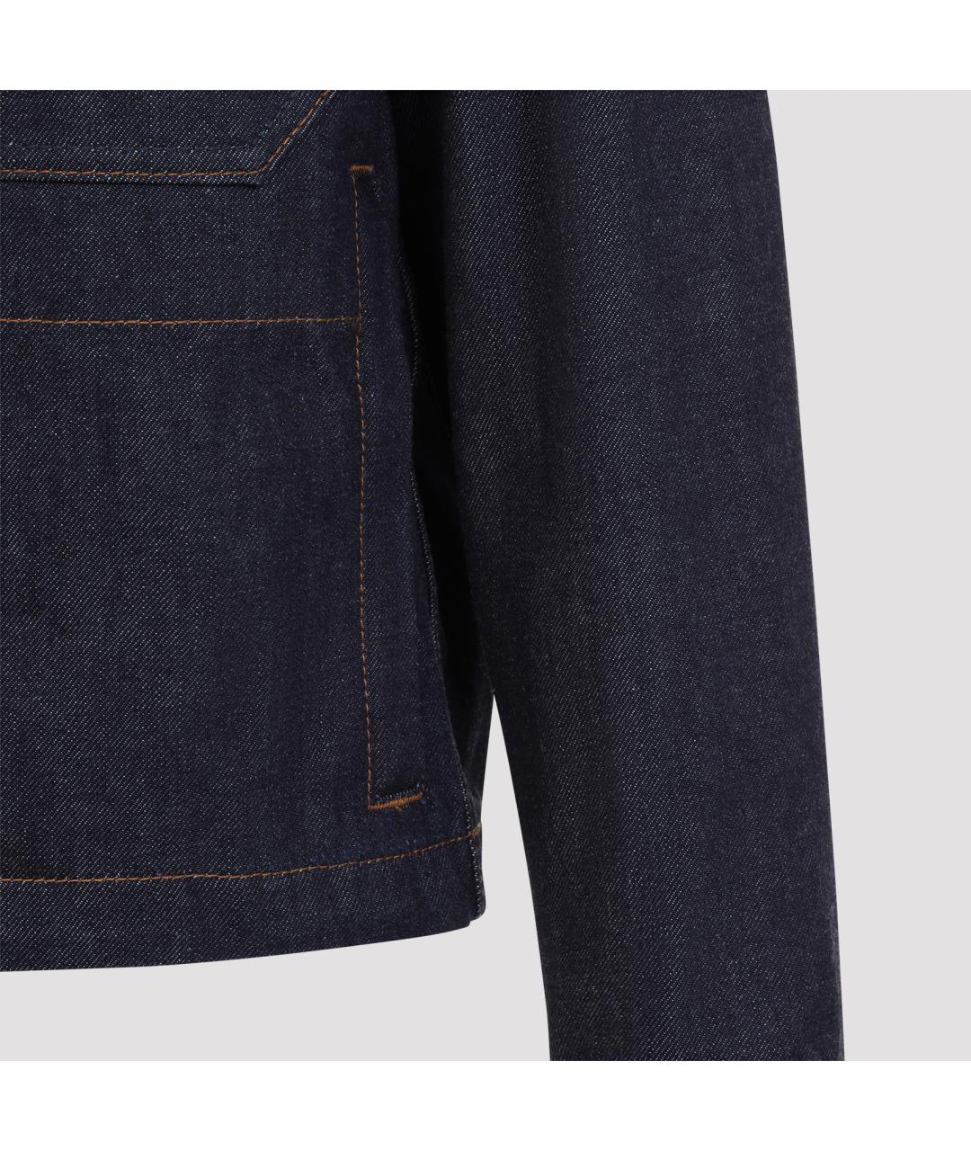 STONE ISLAND Синяя хлопковая куртка, фото 3