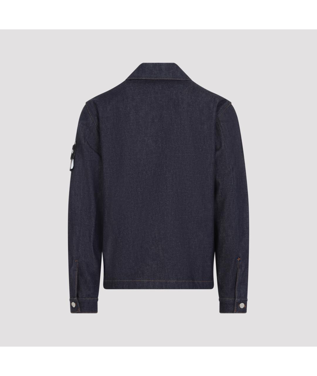 STONE ISLAND Синяя хлопковая куртка, фото 2