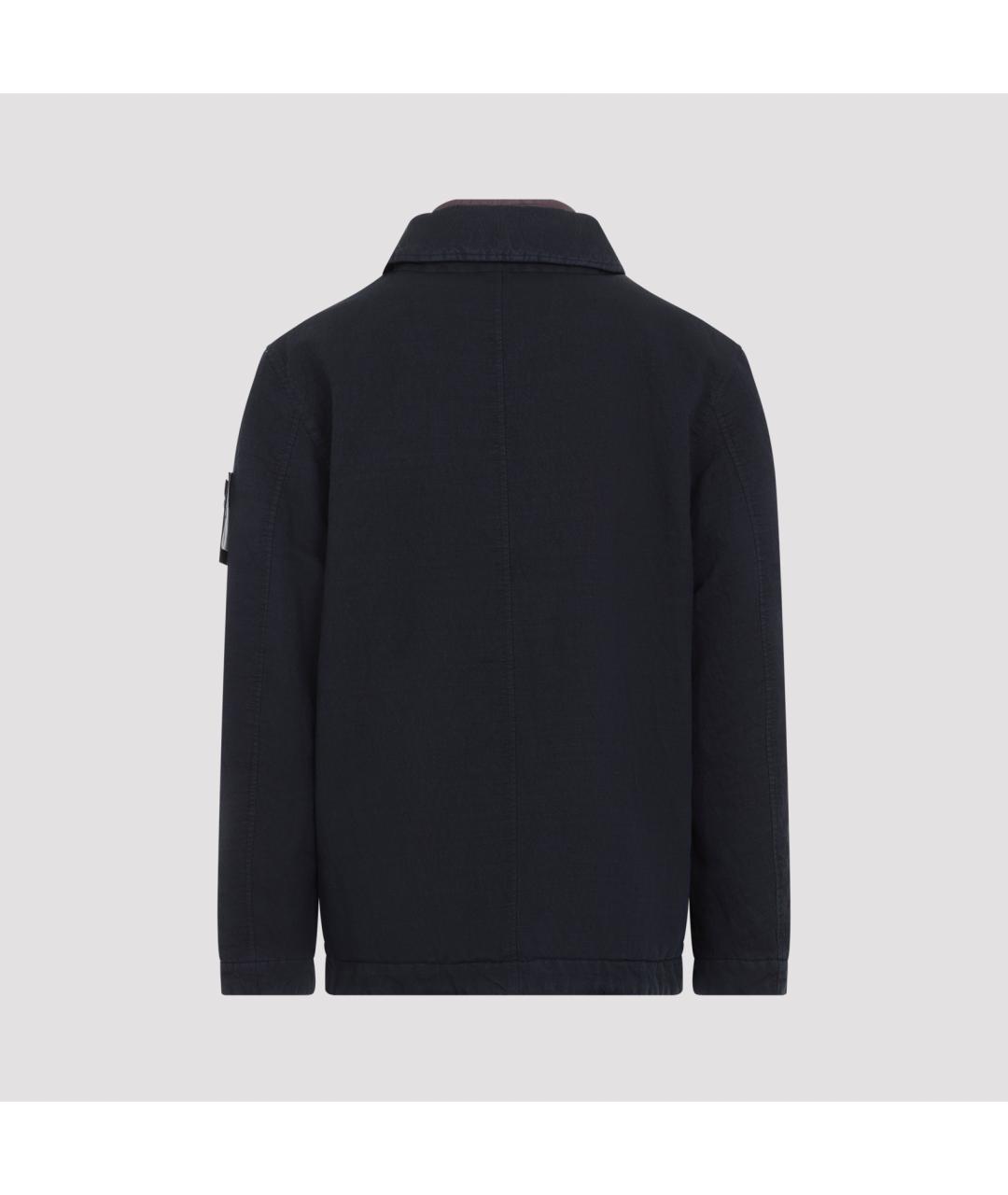 STONE ISLAND Синяя хлопковая куртка, фото 2