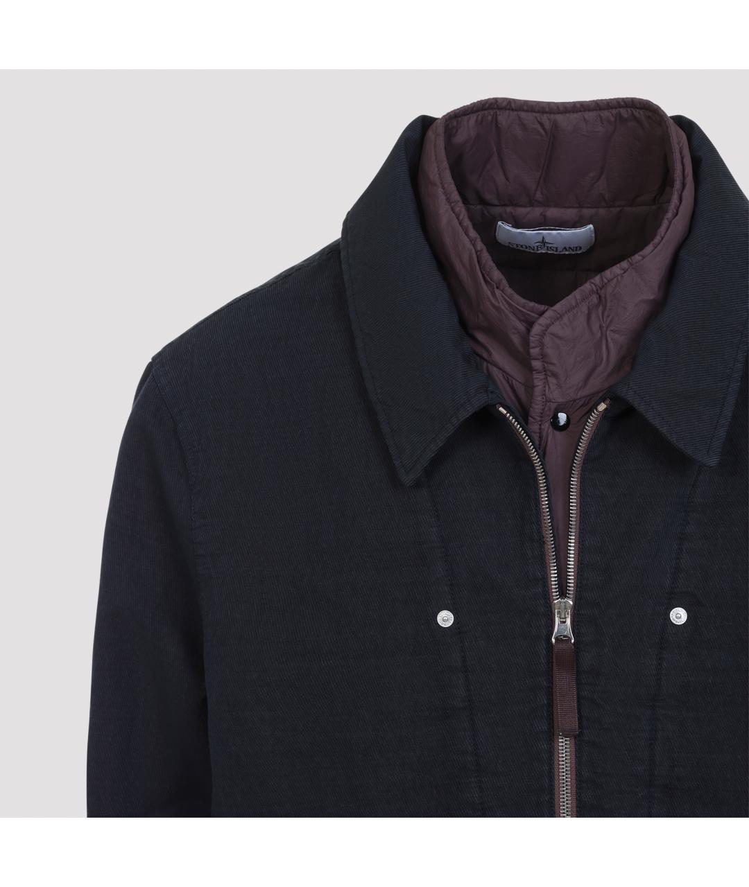 STONE ISLAND Синяя хлопковая куртка, фото 4