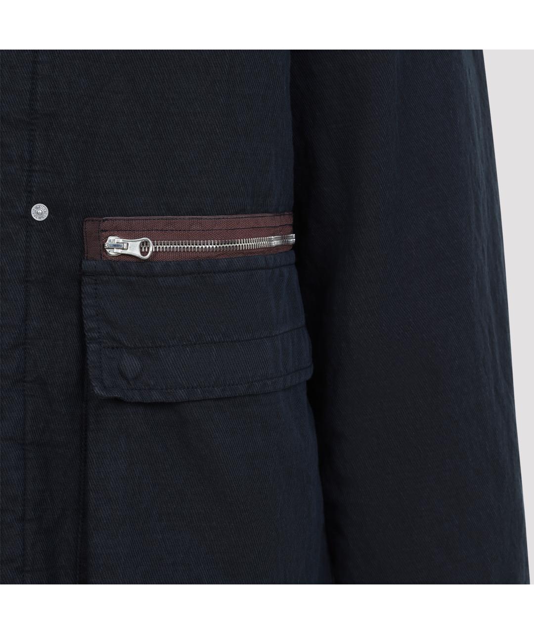 STONE ISLAND Синяя хлопковая куртка, фото 3