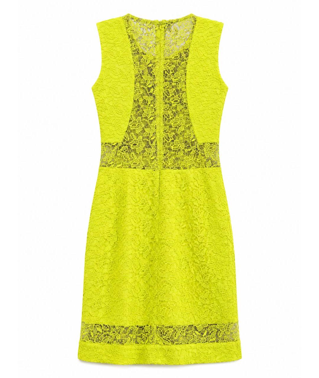 ERMANNO SCERVINO Салатовое хлопковое коктейльное платье, фото 2