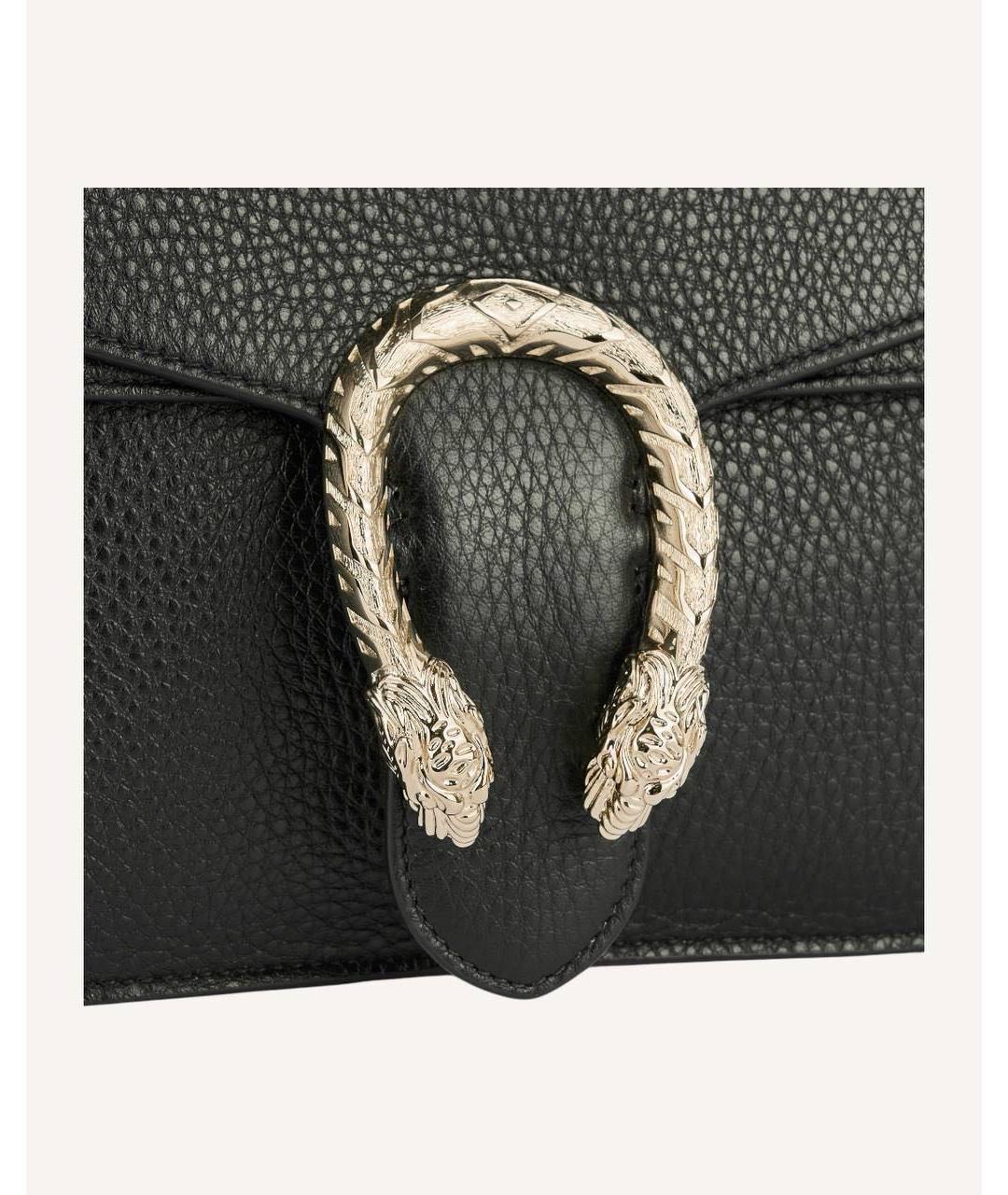 GUCCI Черная кожаная сумка через плечо, фото 4