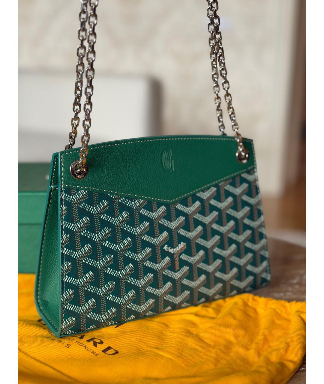 GOYARD Зеленая сумка через плечо, фото 3