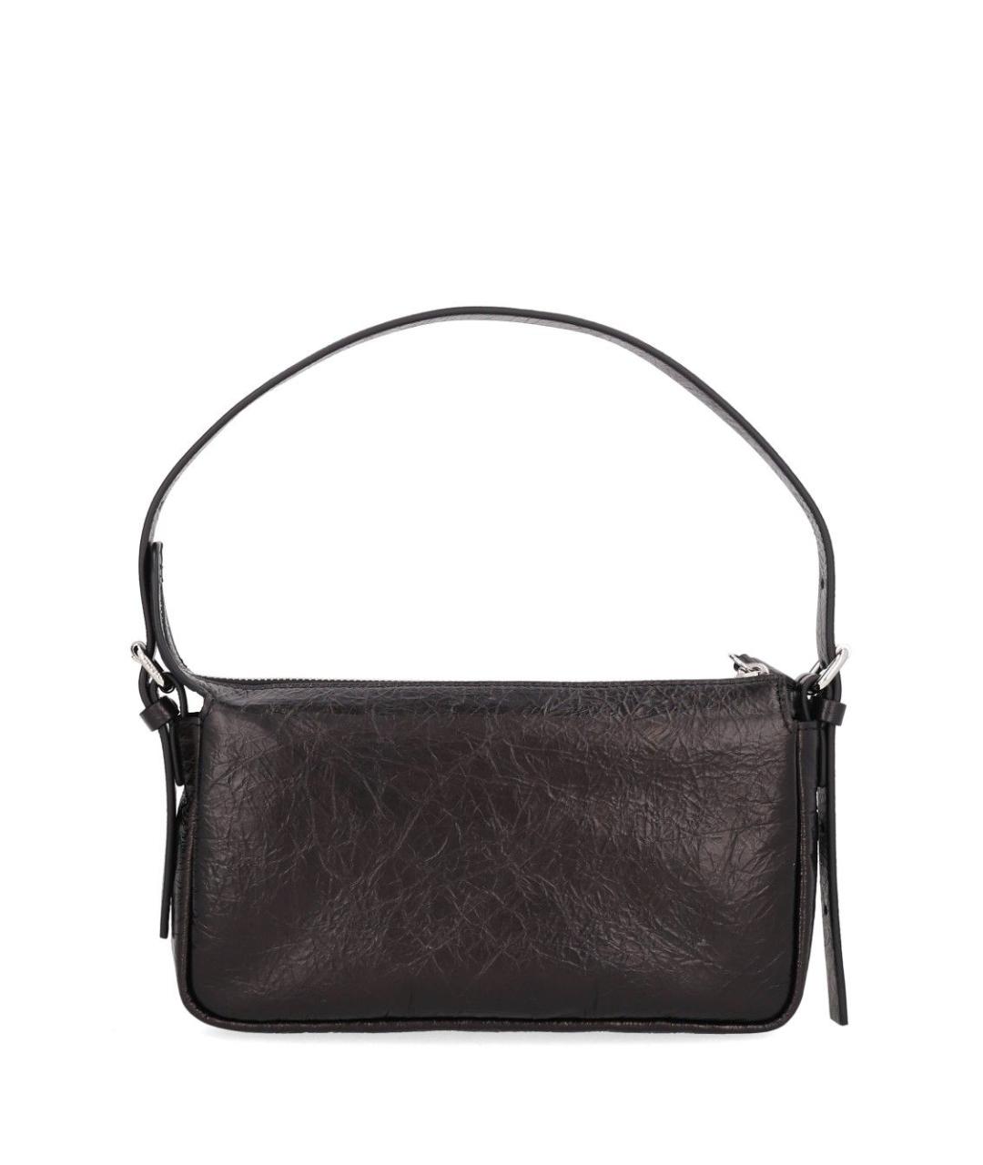 FENDI Черная кожаная сумка через плечо, фото 3