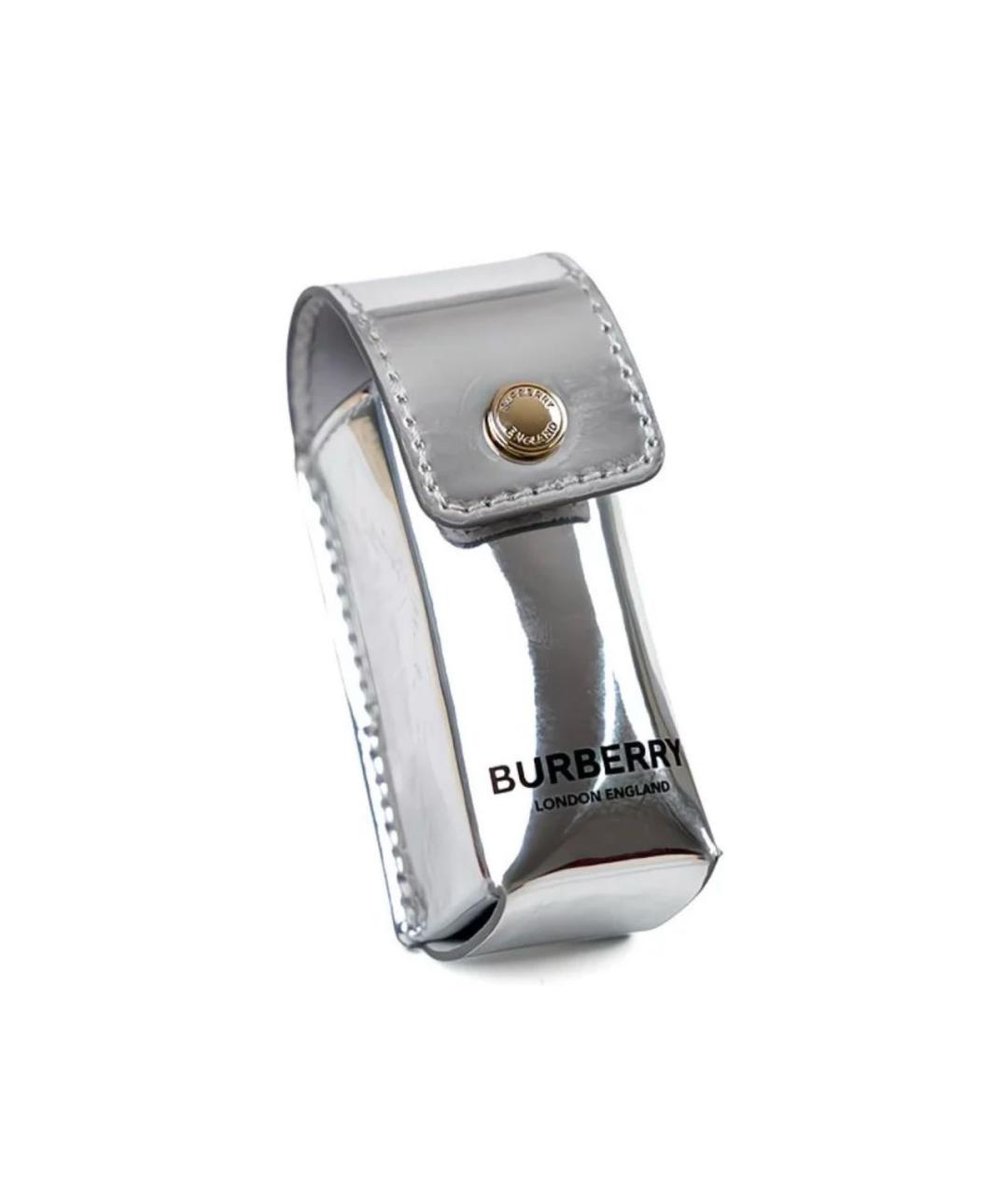 BURBERRY Серебряный брелок, фото 1