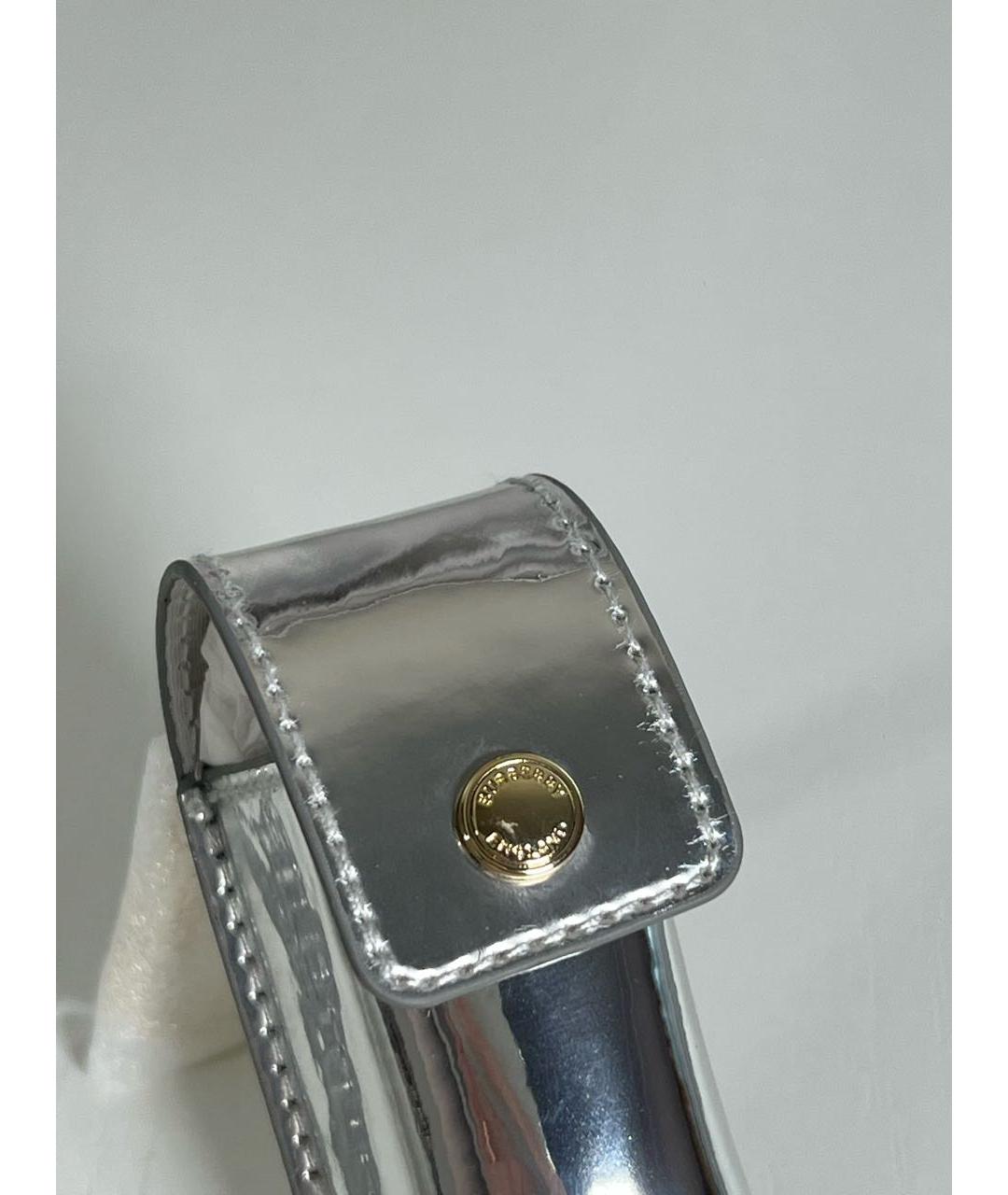 BURBERRY Серебряный брелок, фото 4