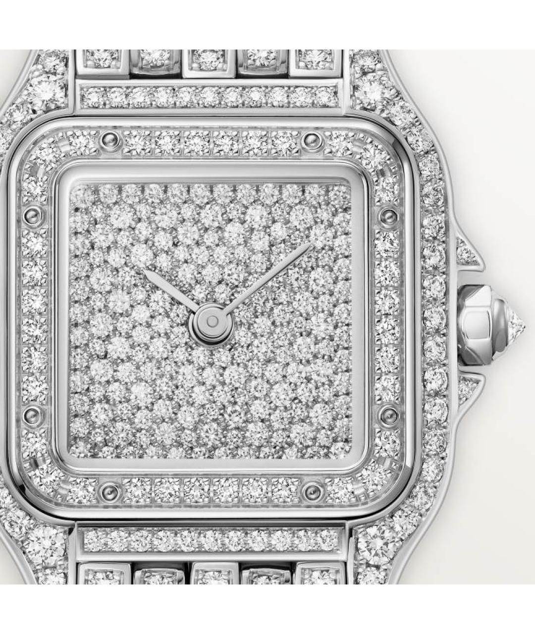 CARTIER Серебряные часы из белого золота, фото 3