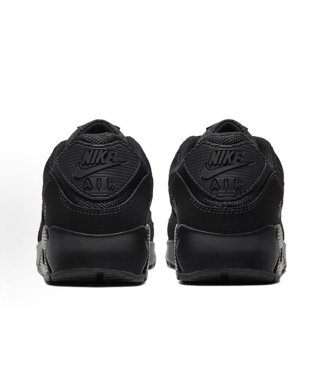 NIKE Черные синтетические низкие кроссовки / кеды, фото 3
