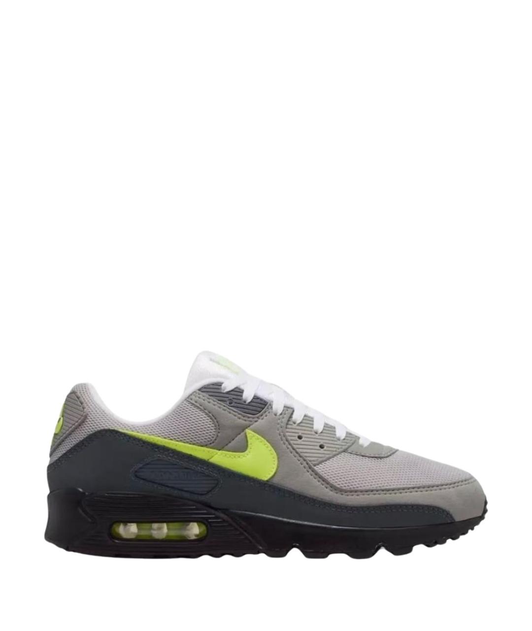 NIKE Черные нубуковые низкие кроссовки / кеды, фото 1