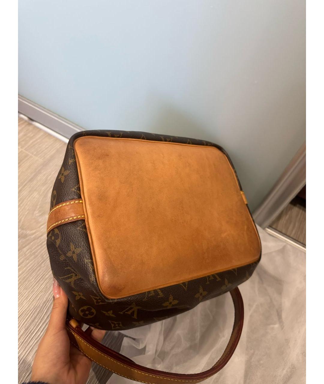 LOUIS VUITTON Коричневая сумка через плечо из канвы, фото 5