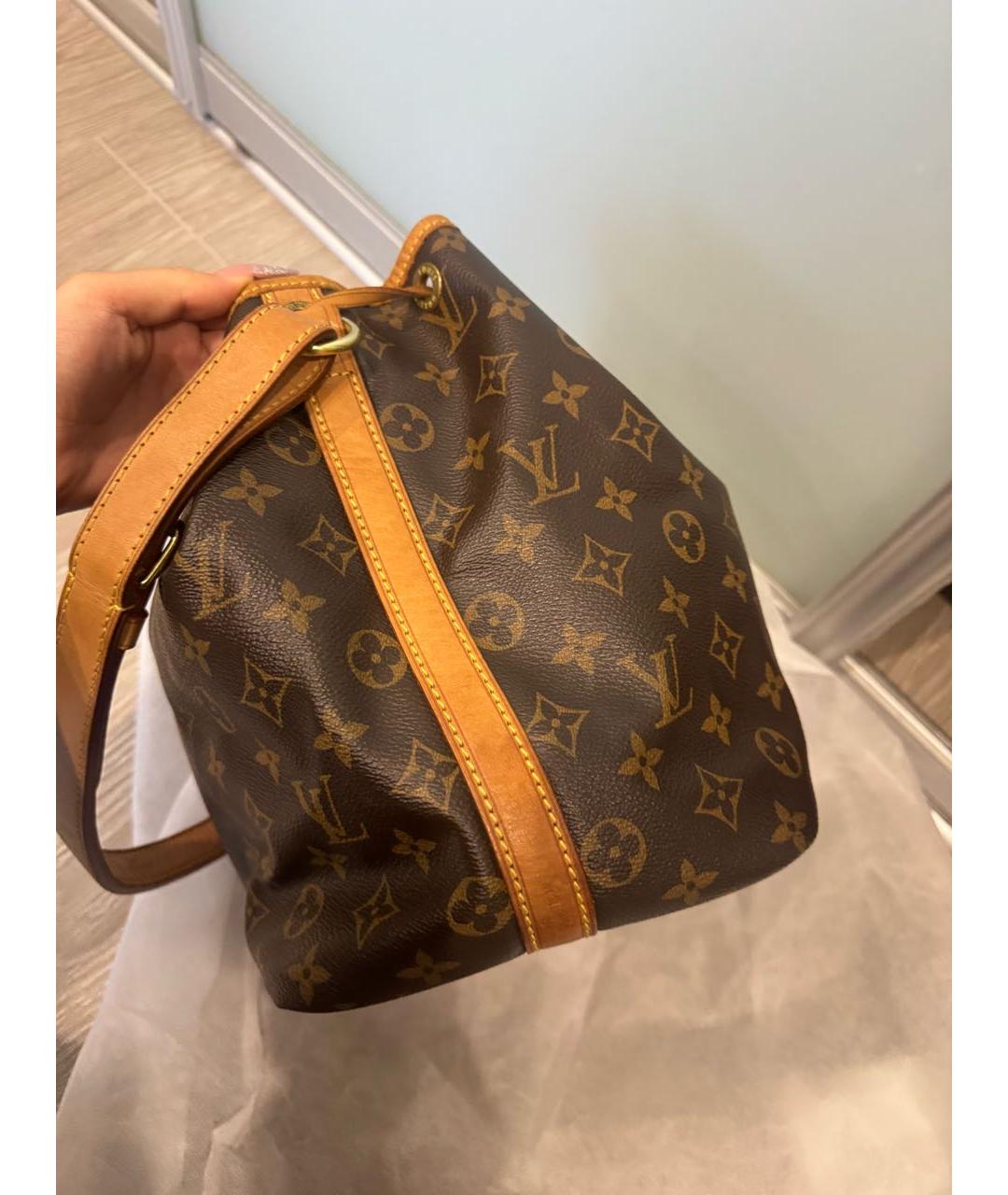 LOUIS VUITTON Коричневая сумка через плечо из канвы, фото 2