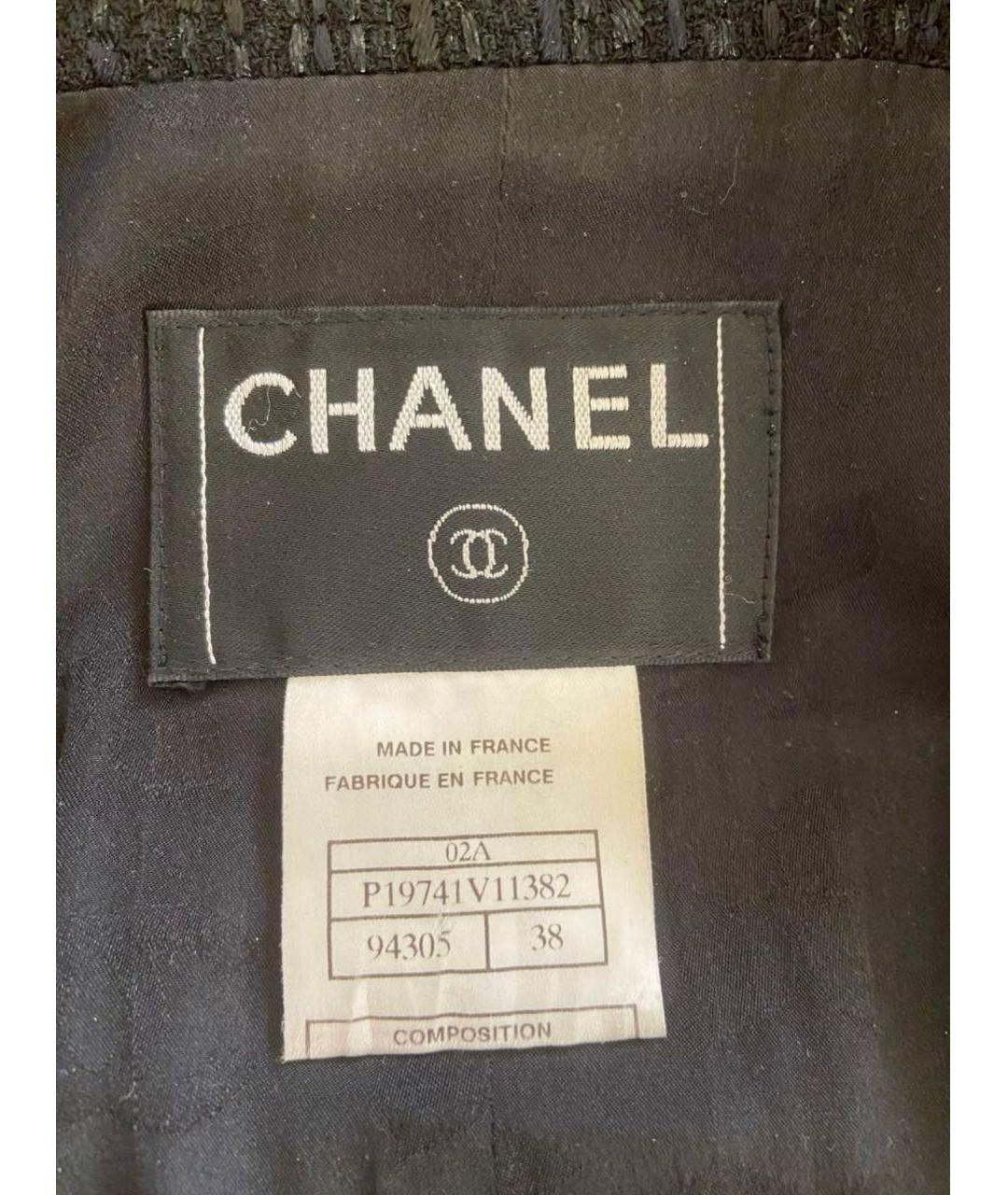 CHANEL Черное пальто, фото 6