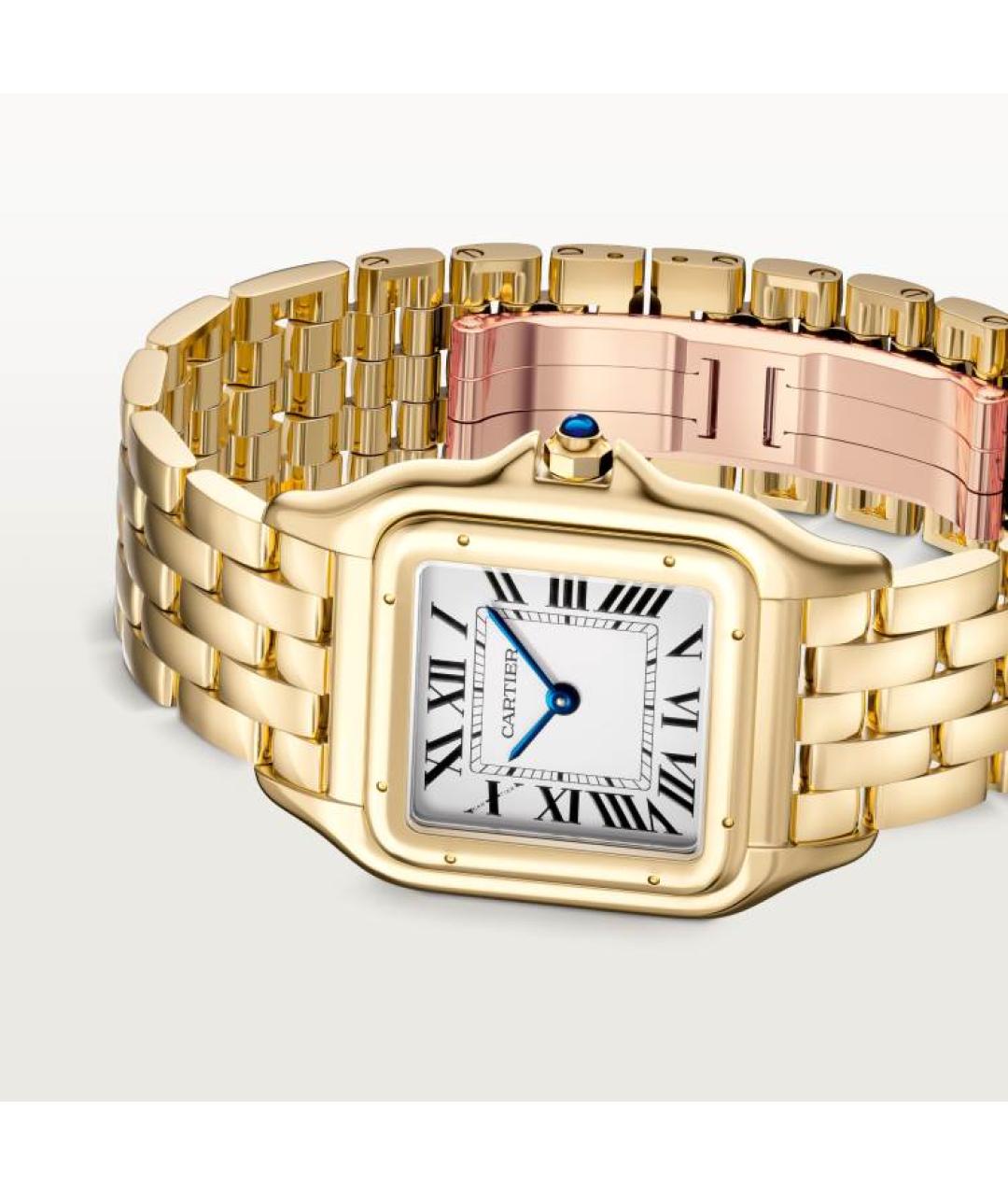 CARTIER Золотые часы из желтого золота, фото 4