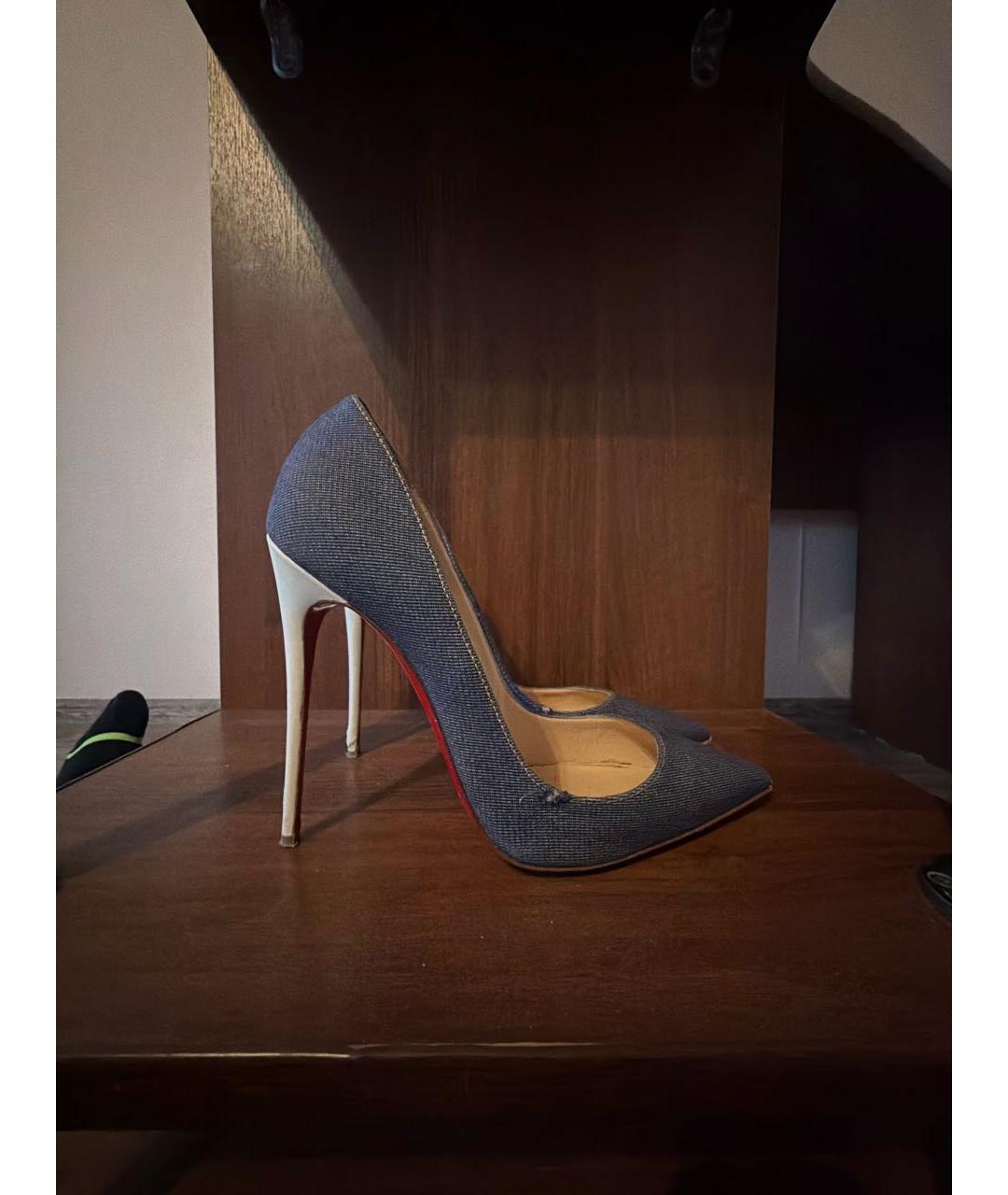 CHRISTIAN LOUBOUTIN Синие туфли, фото 5