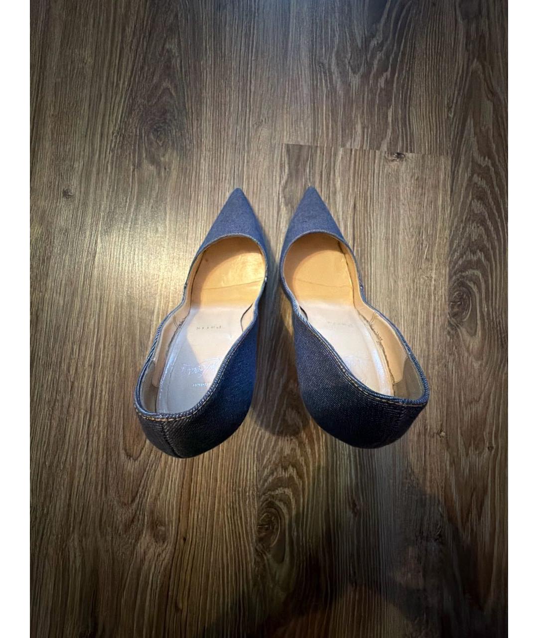 CHRISTIAN LOUBOUTIN Синие туфли, фото 3
