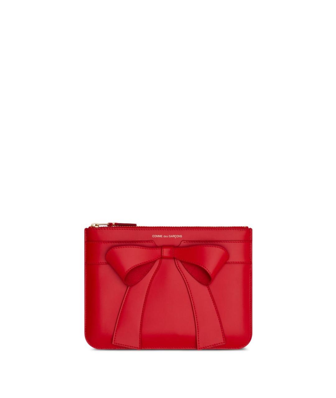 COMME DES GARÇONS WALLET Красный кожаный кошелек, фото 1