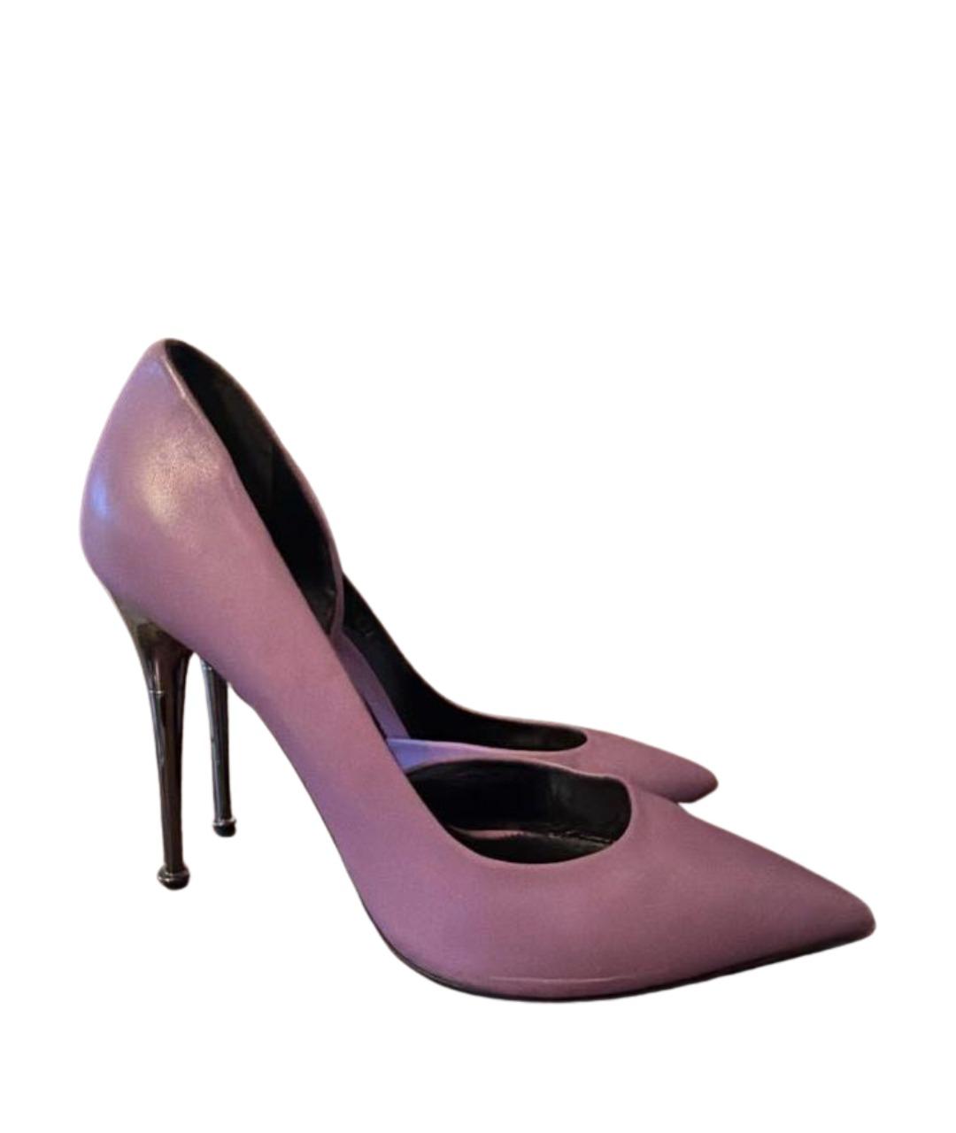 TOM FORD Фиолетовые кожаные туфли, фото 1