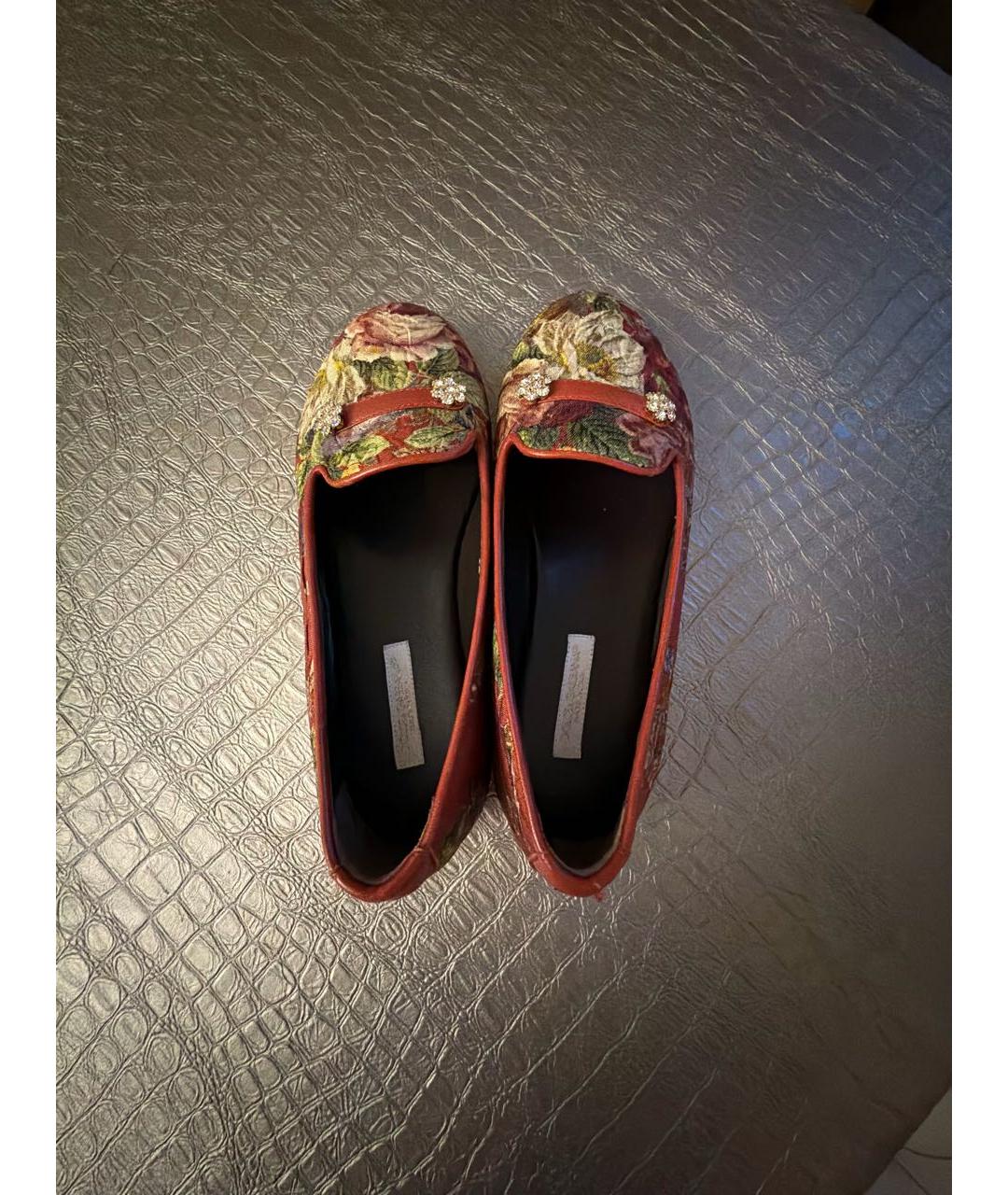 DOLCE & GABBANA KIDS Мульти балетки, фото 3