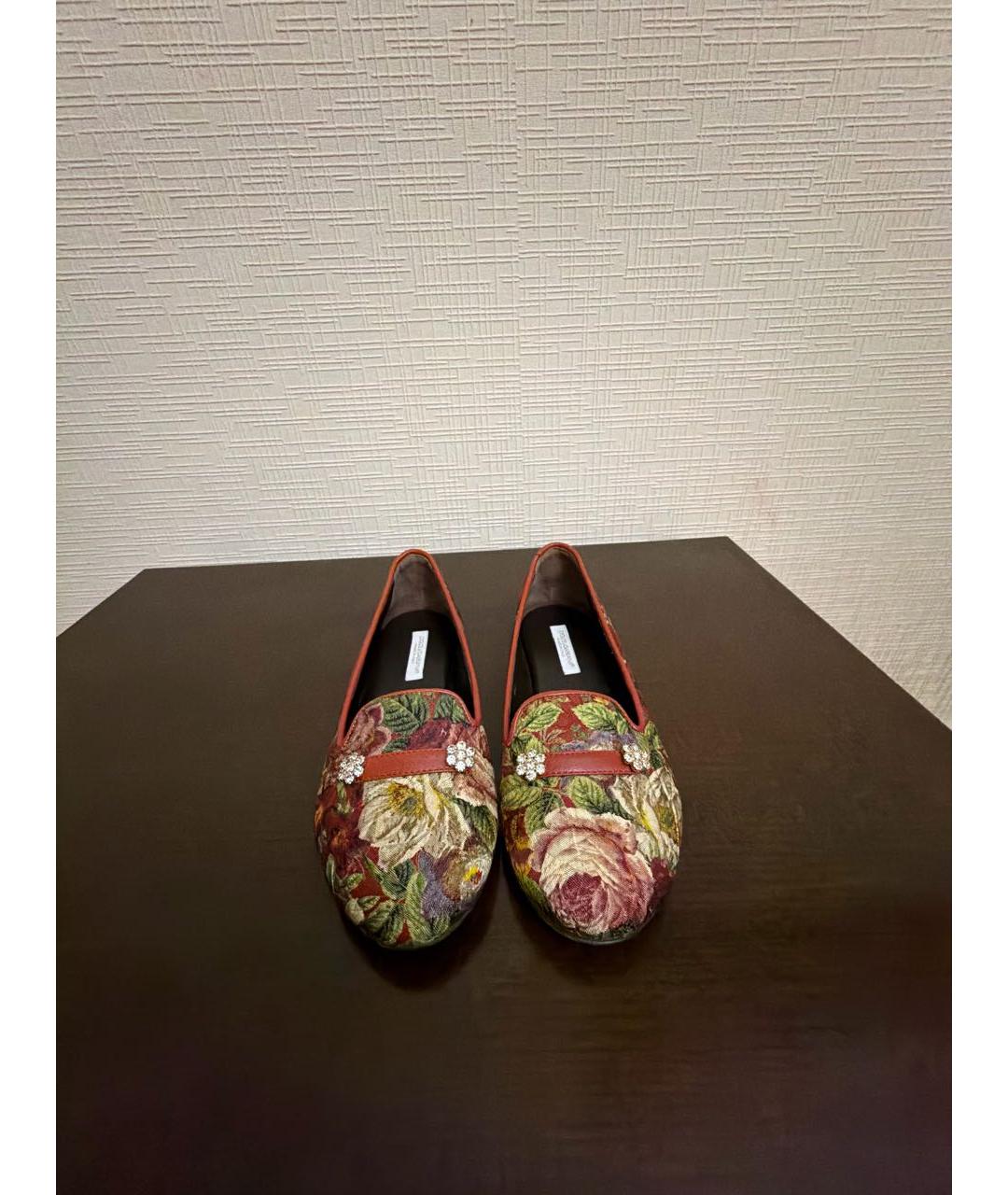 DOLCE & GABBANA KIDS Мульти балетки, фото 2