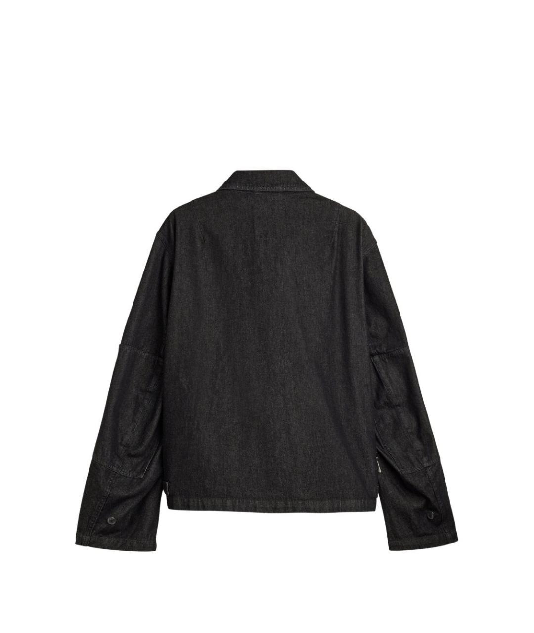 Y-3 Черная хлопковая куртка, фото 2
