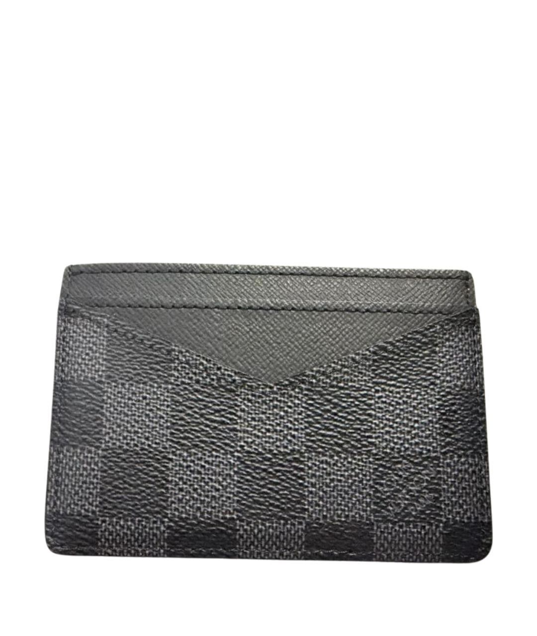 LOUIS VUITTON Антрацитовый кардхолдер, фото 1