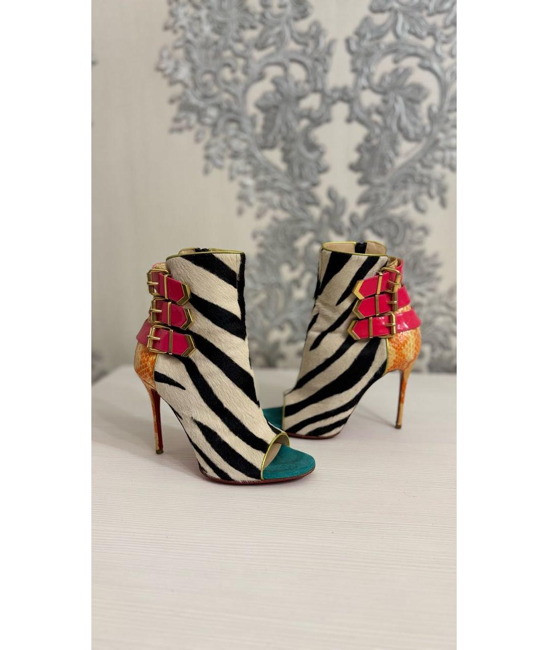 CHRISTIAN LOUBOUTIN Мульти туфли, фото 6