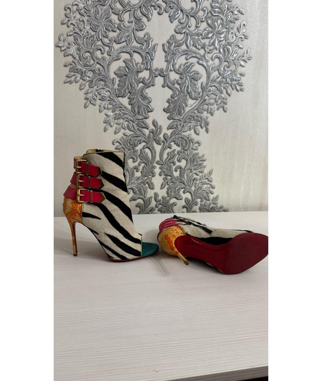 CHRISTIAN LOUBOUTIN Мульти туфли, фото 5