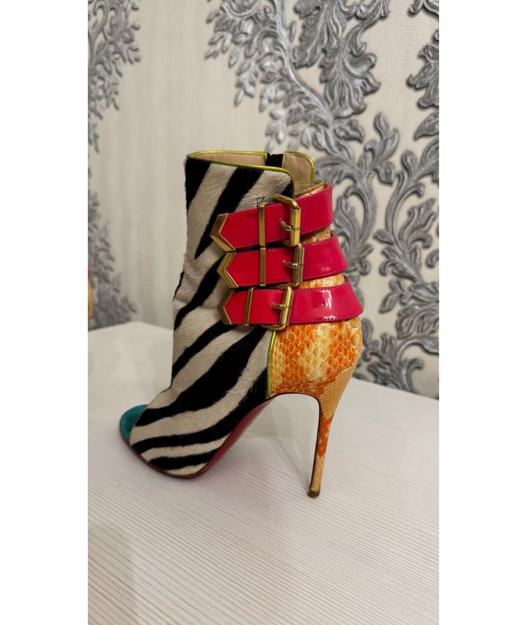 CHRISTIAN LOUBOUTIN Мульти туфли, фото 4