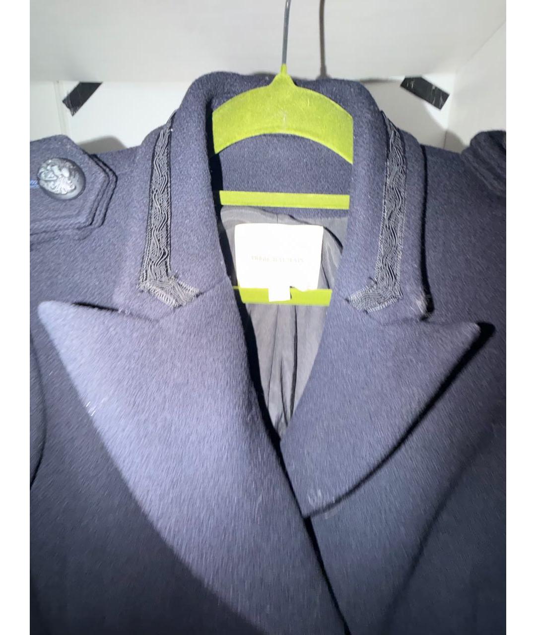 BALMAIN Темно-синее пальто, фото 3