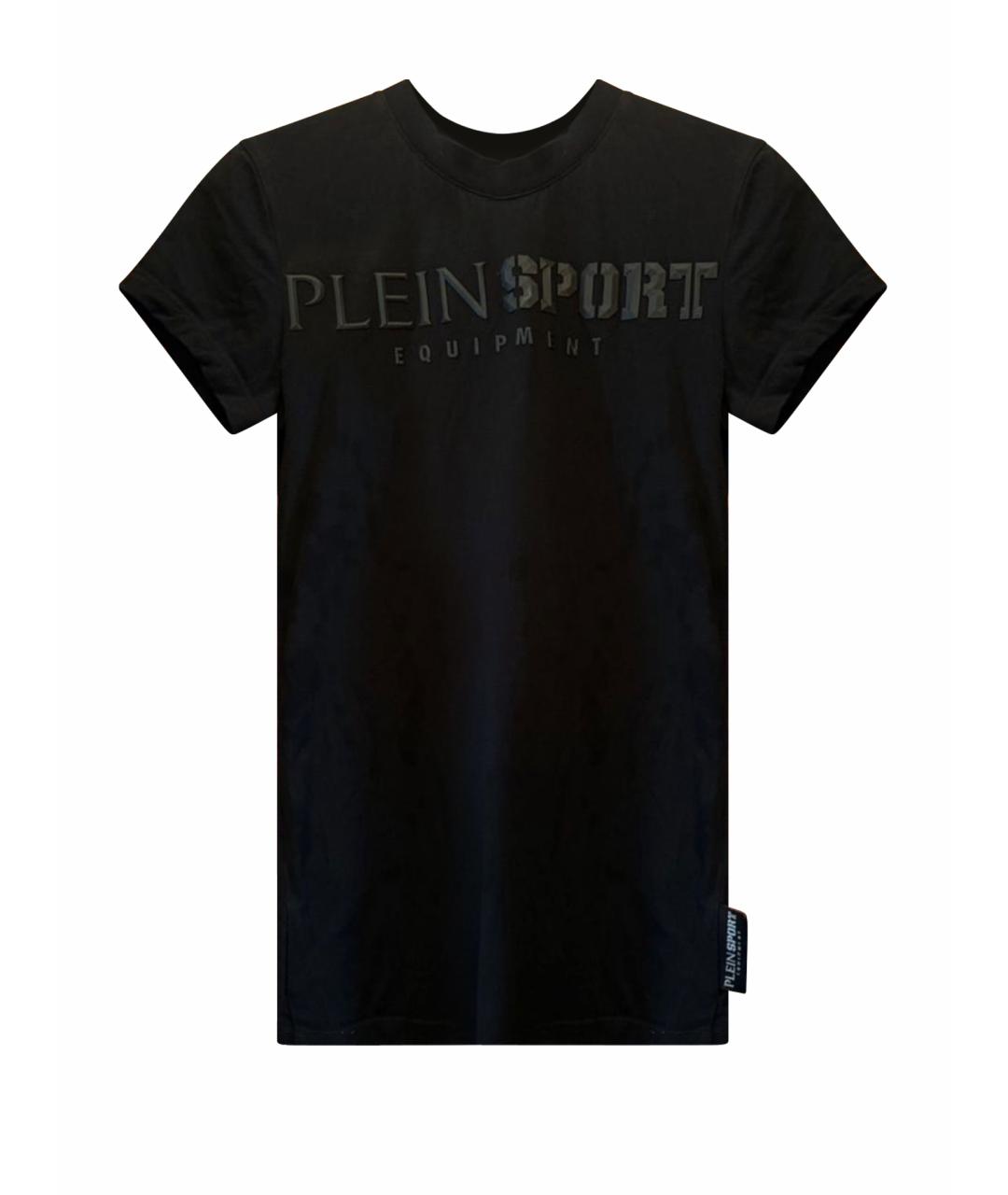 PHILIPP PLEIN Черная хлопковая футболка, фото 1