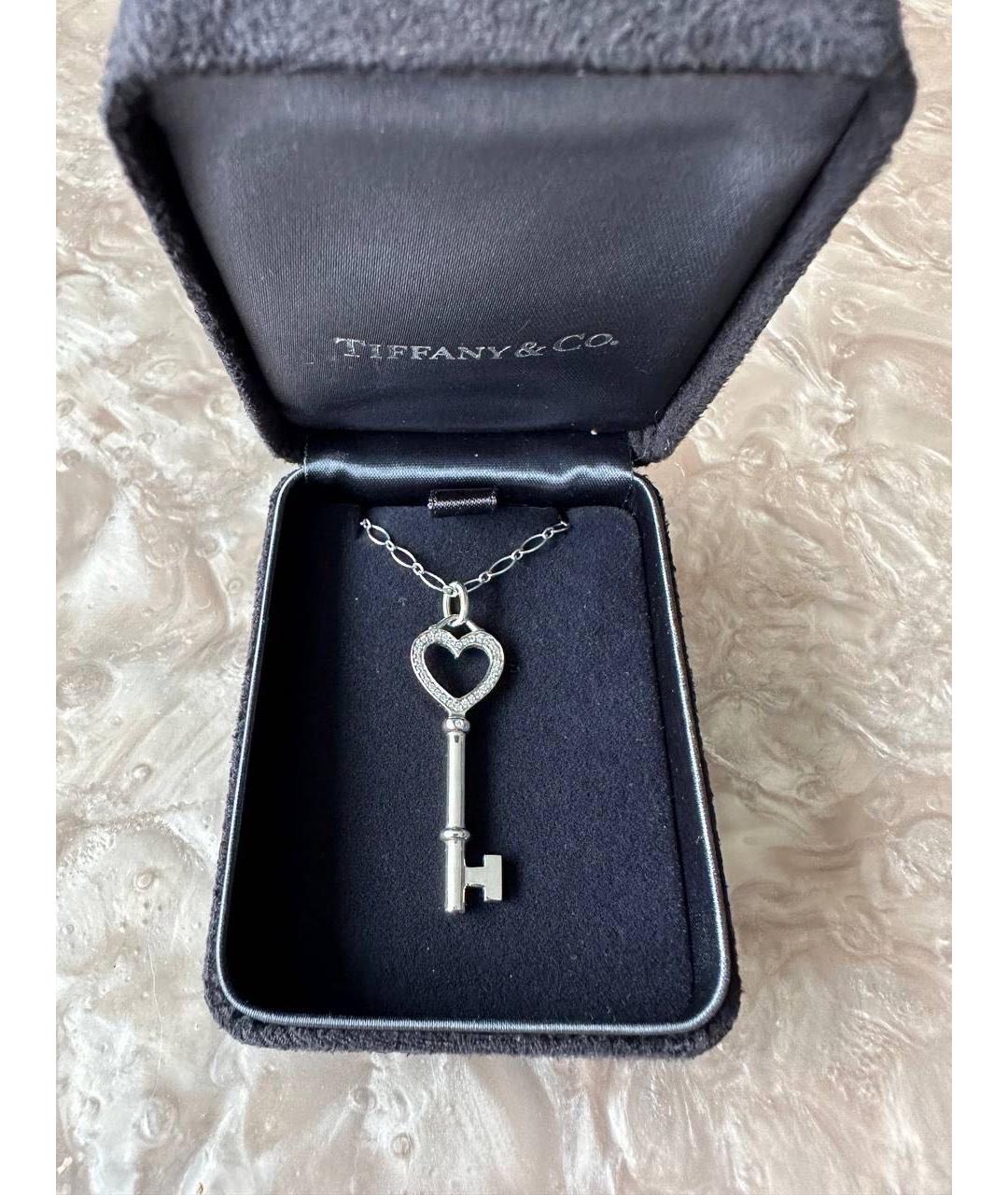 TIFFANY&CO Белое платиновое колье, фото 3