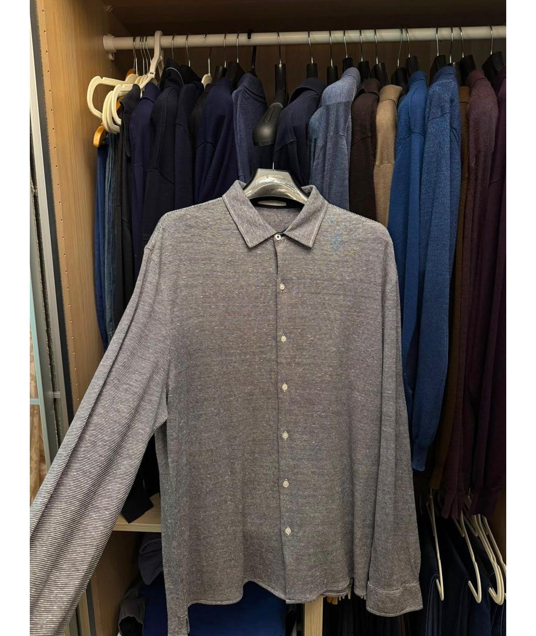 ERMENEGILDO ZEGNA XXX Серый кашемировый джемпер / свитер, фото 2
