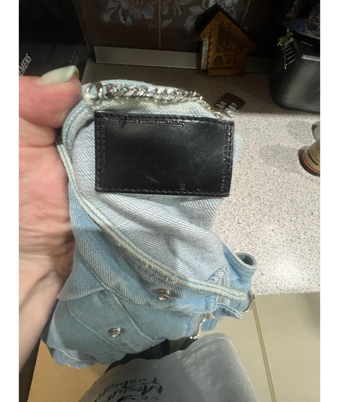 DIESEL BLACK GOLD Голубая хлопковая куртка, фото 6