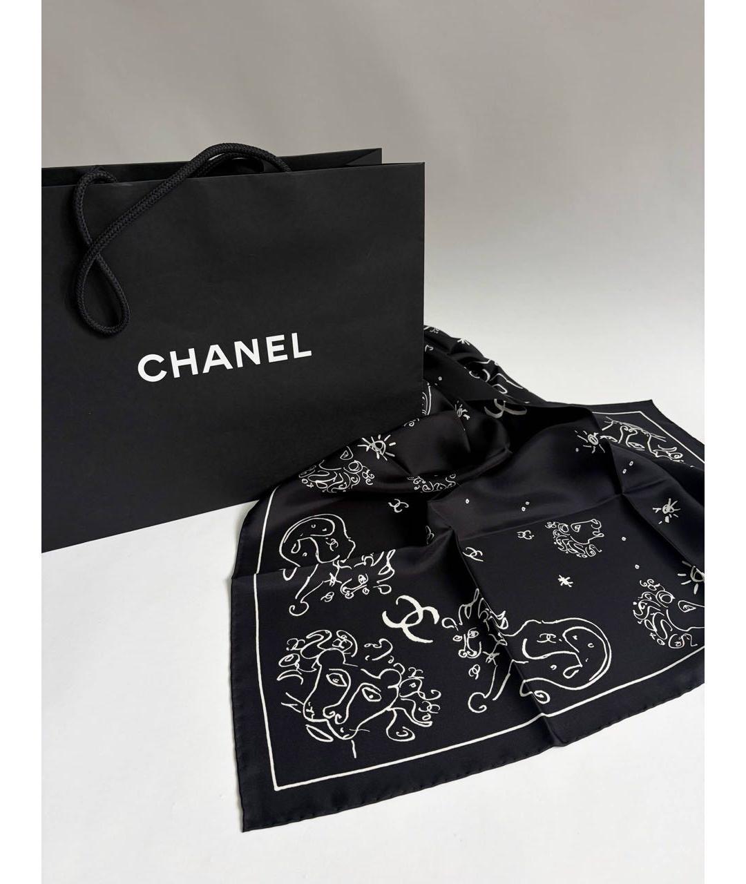 CHANEL Мульти шелковый платок, фото 2