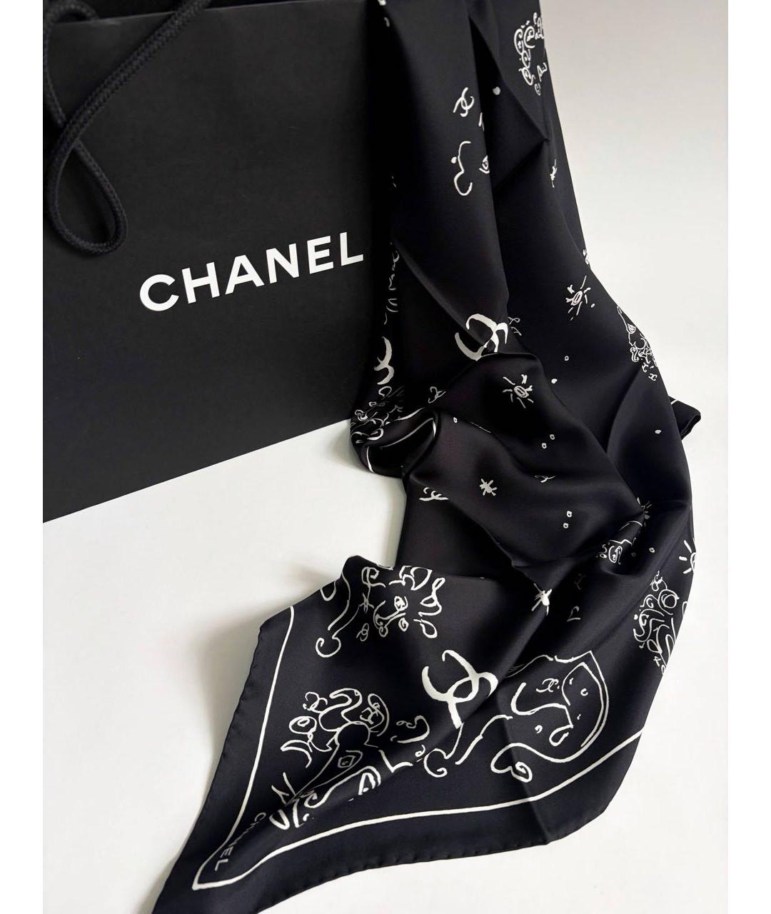 CHANEL Мульти шелковый платок, фото 6