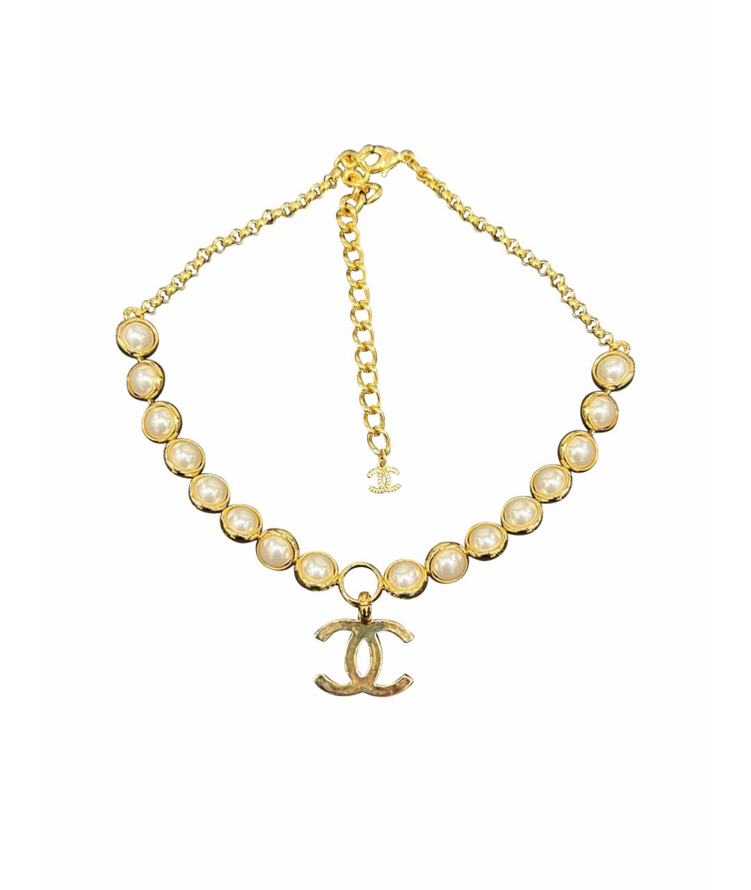 CHANEL Золотой чокер, фото 1