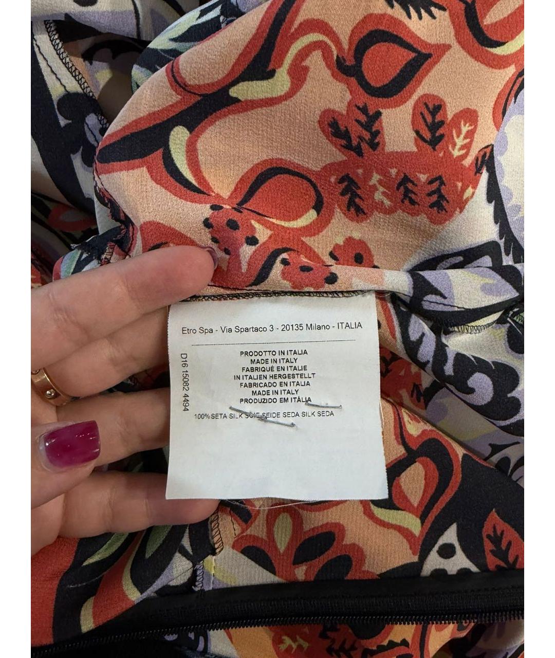 ETRO Мульти повседневное платье, фото 2