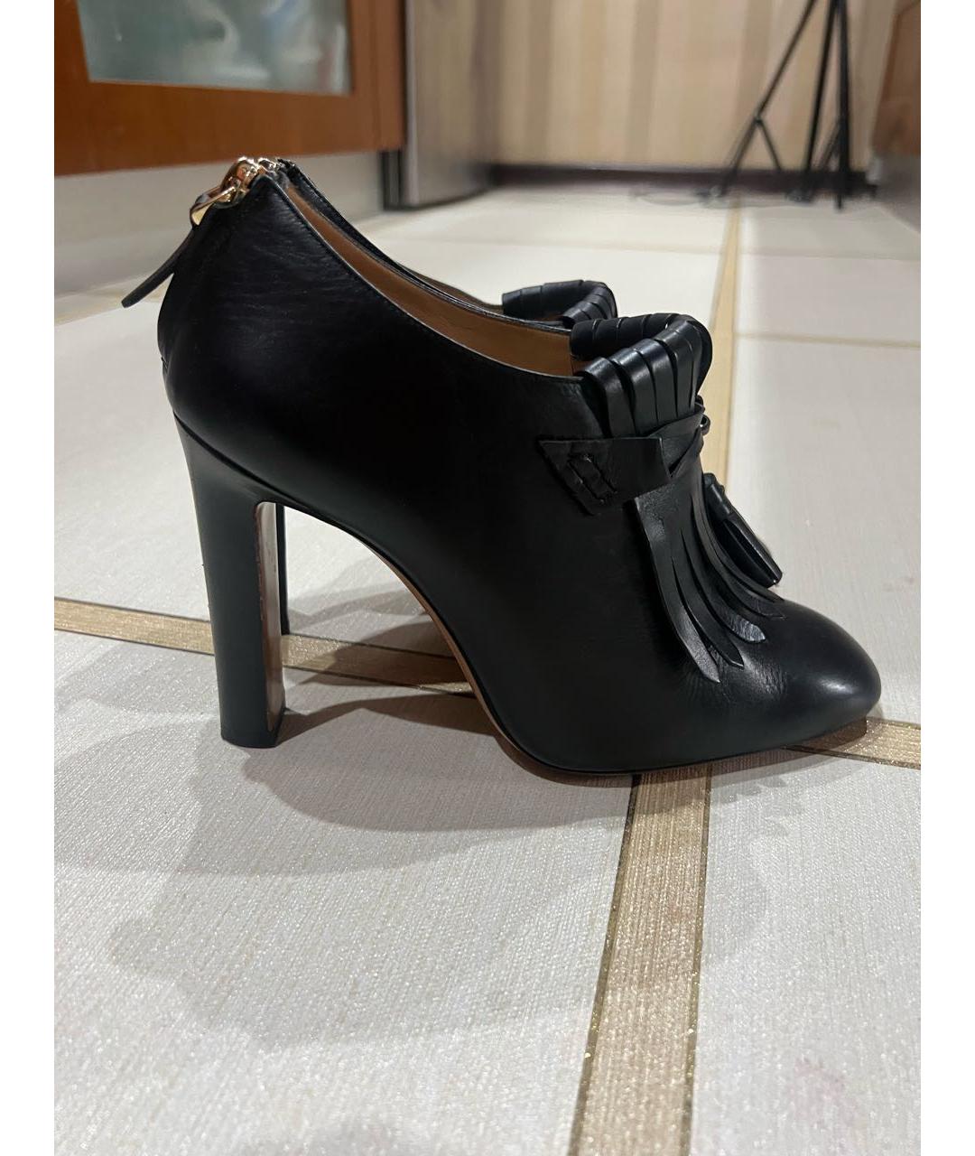 BALLY Черные кожаные ботильоны, фото 8