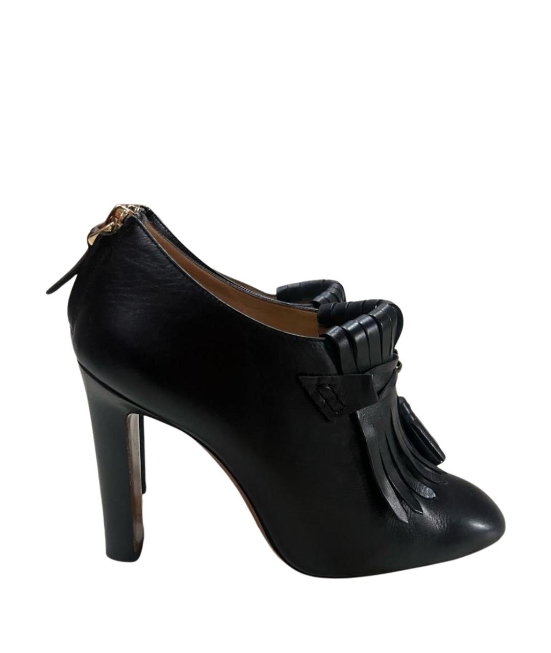 BALLY Черные кожаные ботильоны, фото 1