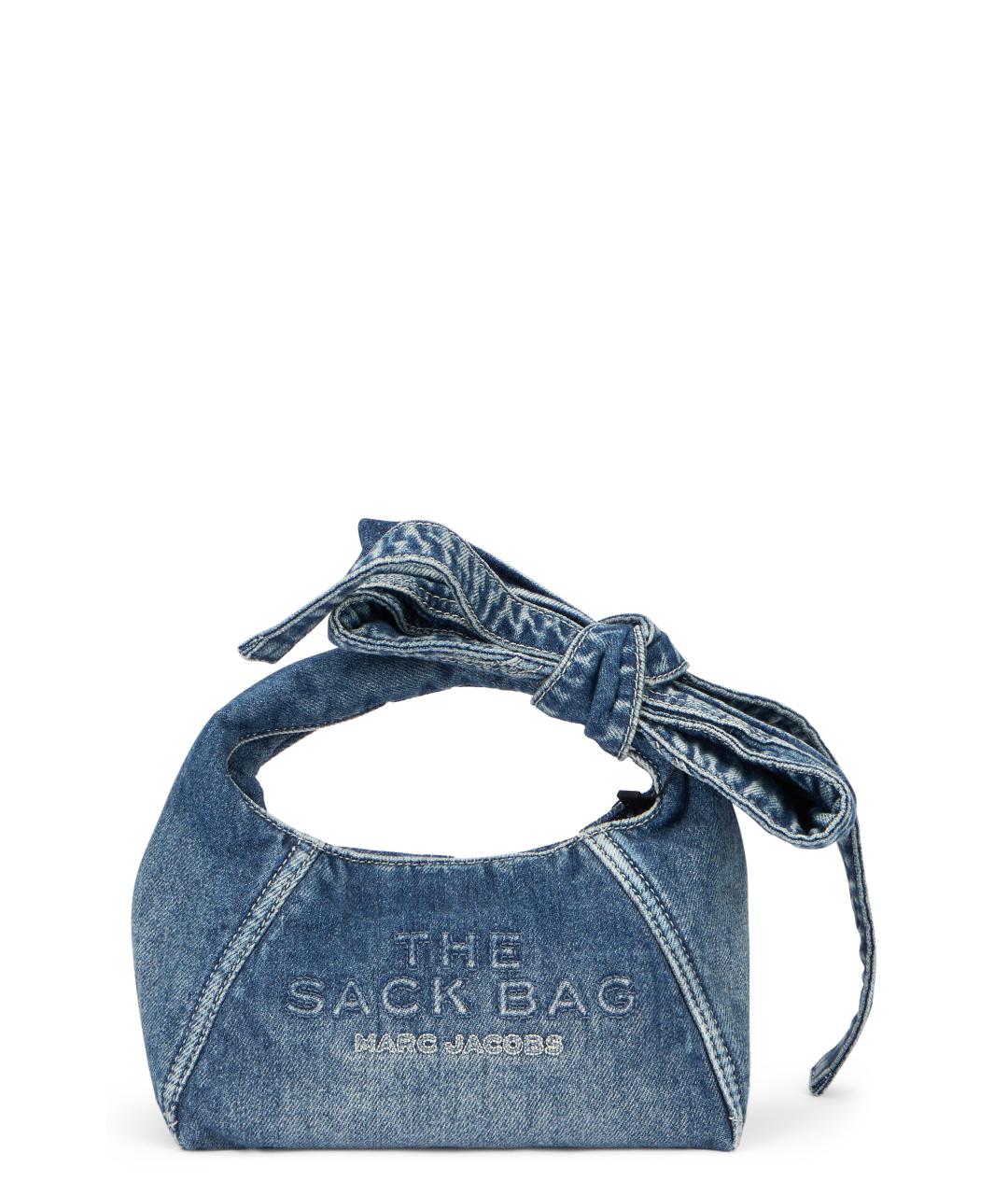 MARC JACOBS Синяя хлопковая сумка через плечо, фото 1