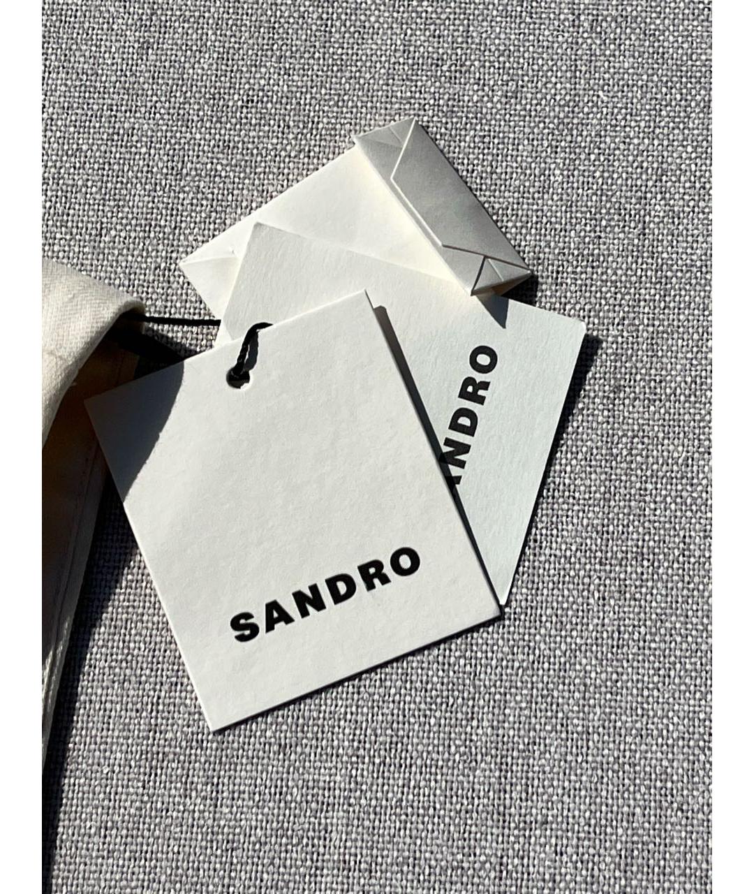 SANDRO Льняной жилет, фото 5