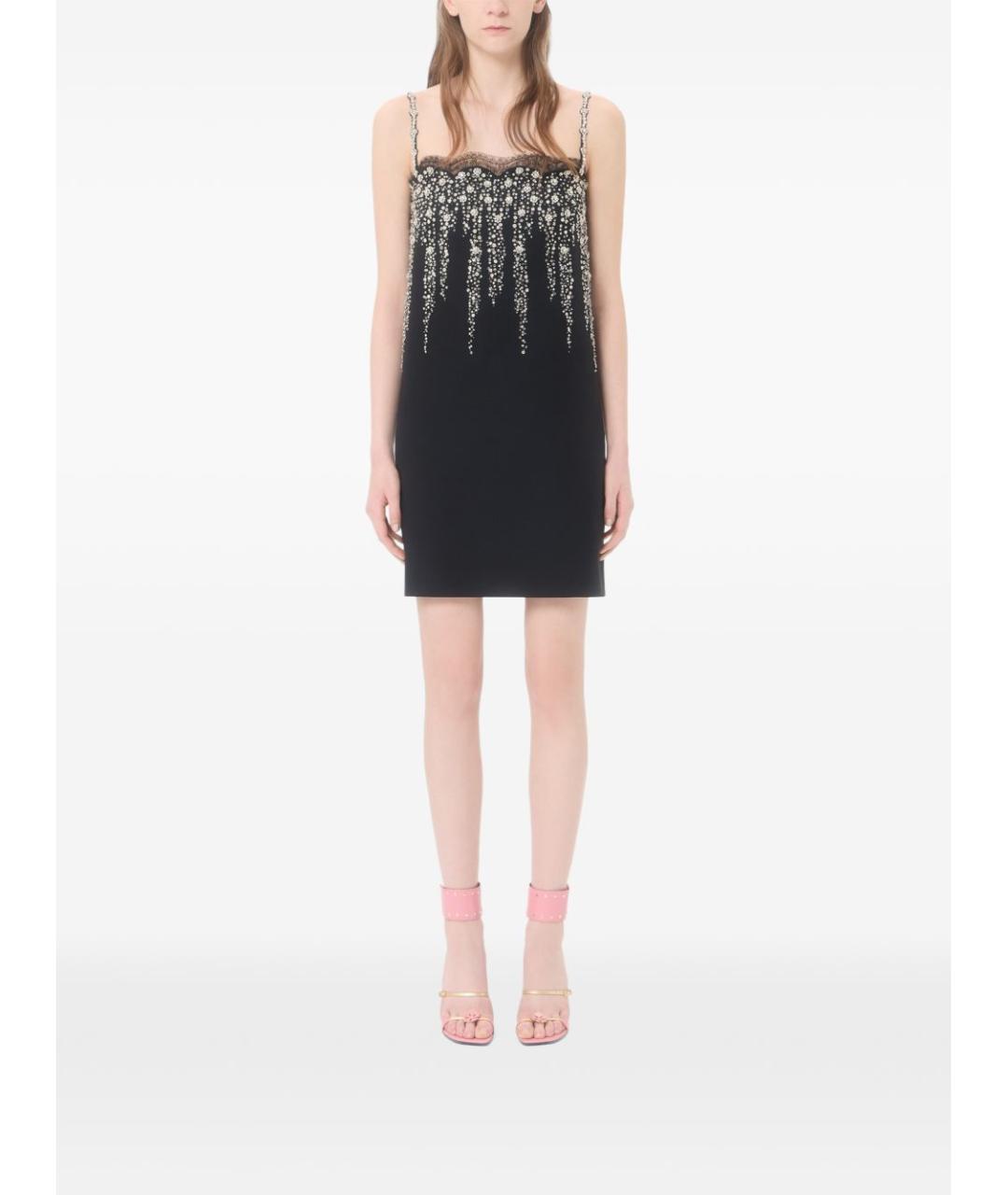 VALENTINO Черное коктейльное платье, фото 6