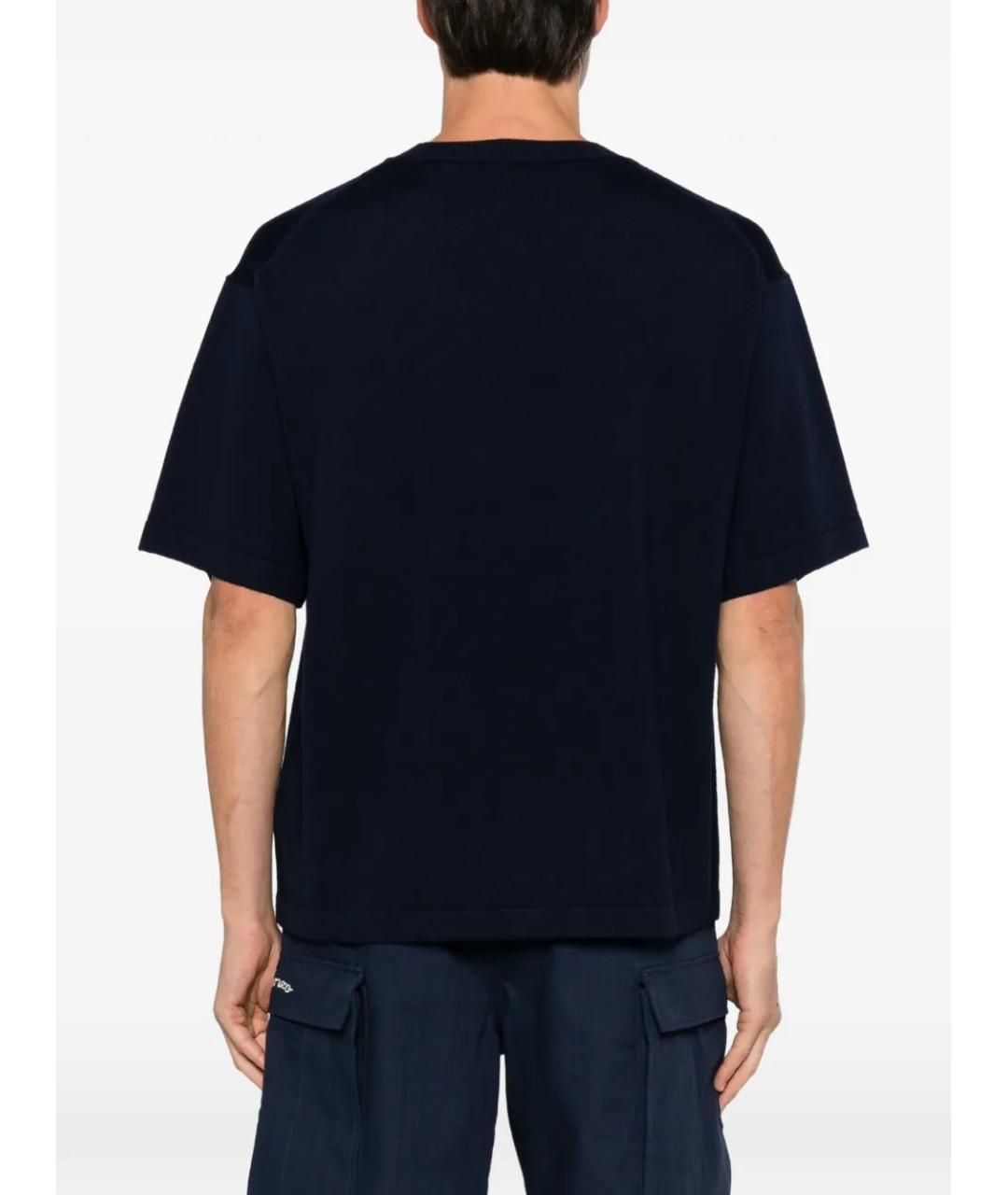 KENZO Синяя шерстяная футболка, фото 4