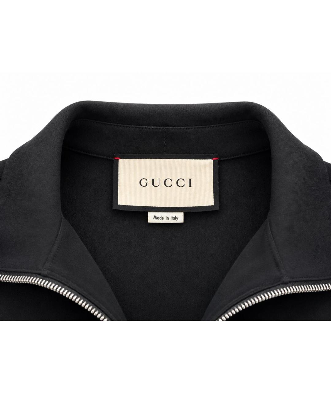 GUCCI Черное вискозное повседневное платье, фото 3