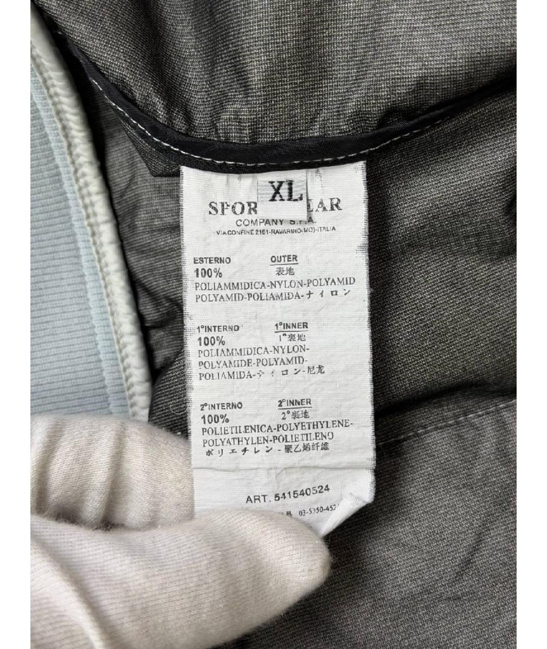 STONE ISLAND Белая полиамидовая куртка, фото 5
