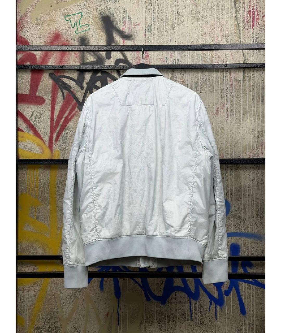 STONE ISLAND Белая полиамидовая куртка, фото 2
