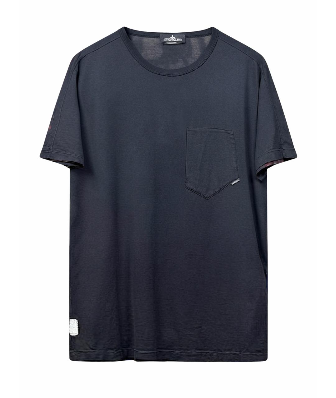 STONE ISLAND SHADOW PROJECT Черная хлопковая футболка, фото 1