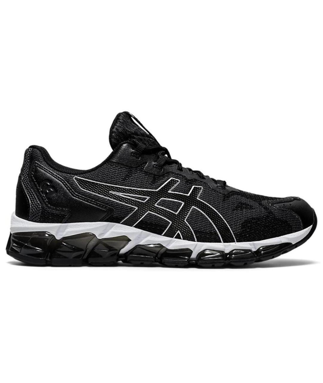 ASICS Черные кожаные низкие кроссовки / кеды, фото 1