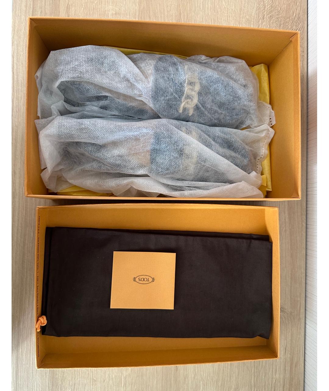TOD'S Черные кожаные лоферы, фото 7